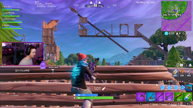 Dr. Lupo, Ninja, and LiquidChap build a surprise for Ewok