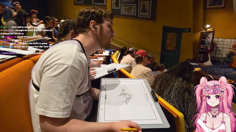 Connor disrupts drawing class at Disneyland