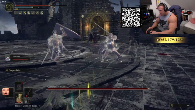 Knut manages (barely) to contain his rage while playing Elden Ring
