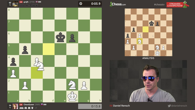 Chess player throws easy win