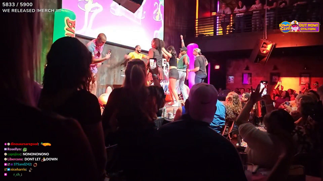 ExtraEmily throwing it back at bingo loco