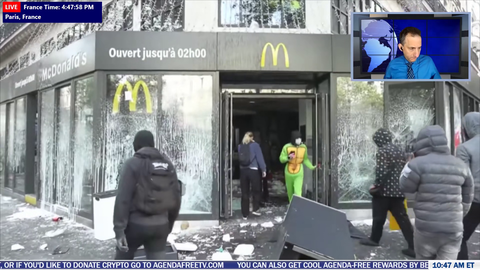 French protests have now targeted McDonalds!