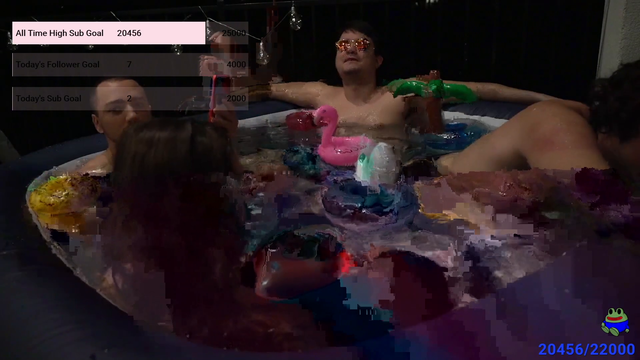 Mizkif's Super Secret Hot Tub Stream is running smoothly