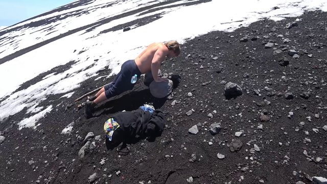 Pushups at 2543 meters