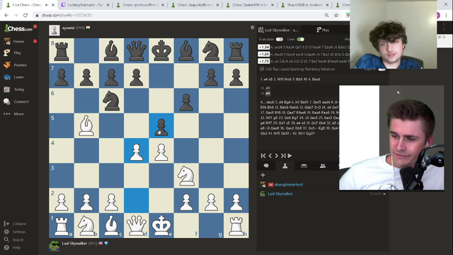 Hans Niemann with a Hikaru impression