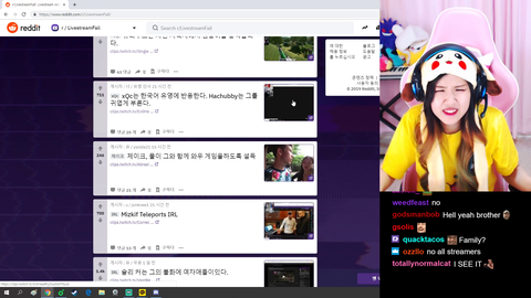 Korean Streamer reacts to xQc reacting to Korean Streamer reacting to xQc