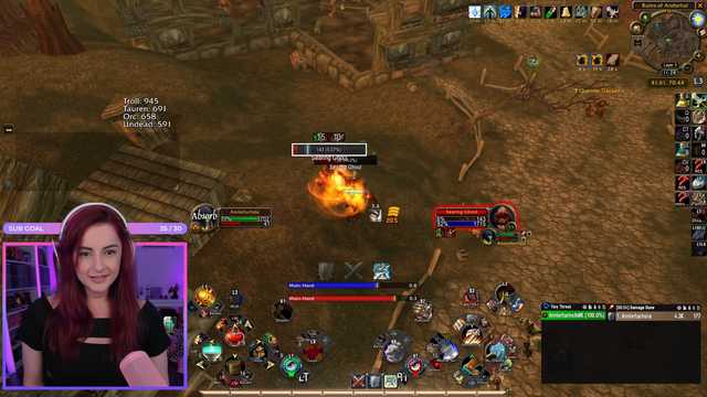 Annie avenges the Lastmonk (Xaryu) and dings 60