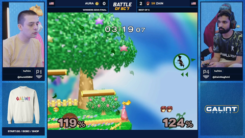 An insane and unique recovery by Zain in yesterday's Super Smash Brothers Melee tournament