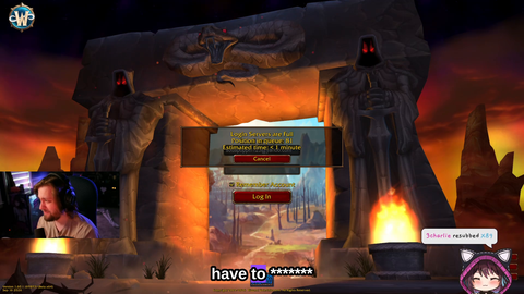 Sodapoppin accidentally cancels his 20 minute login queue