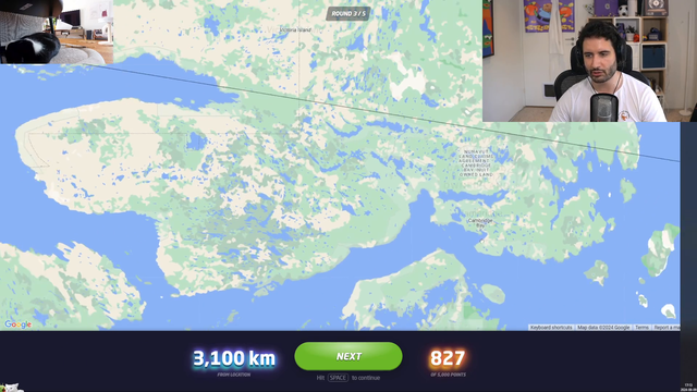 Nymn makes a Rainbolt genius guess on Geoguessr