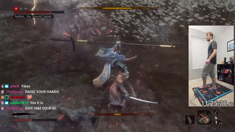 Streamer Beats Sekiro with a DANCE PAD
