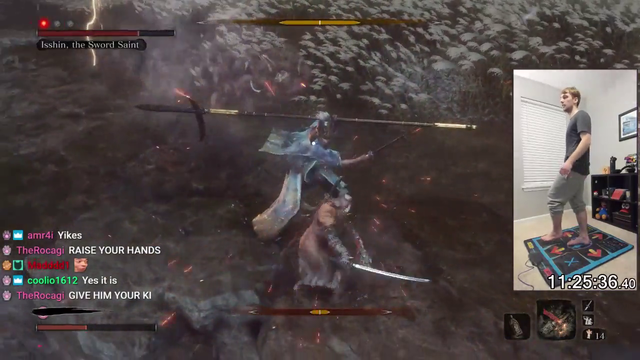 Streamer Beats Sekiro with a DANCE PAD