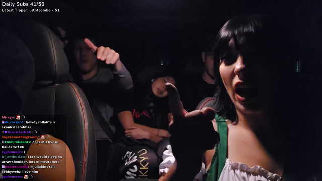 Julia crash the car on the highway