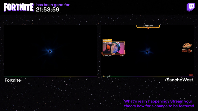 SanchoWest tried to sellout on the official Twitch Stream. Twitch doesn't think so :D