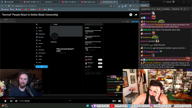 Hasan Says Asmongold Is Mentally Ill