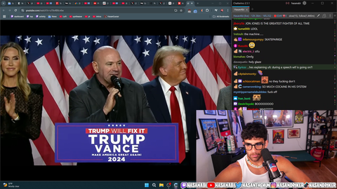 Dana White calls out Nelk Boys, Adin Ross, and Joe Rogan in Trump victory speech