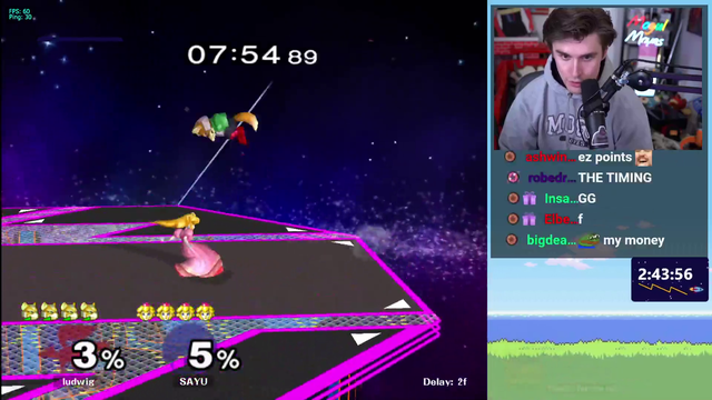 Ludwig Runs into a cheater on super smash