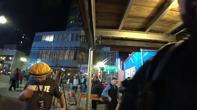 Miz and Esfand pretend to be Ninja and Timthetatman at a PAX afterparty