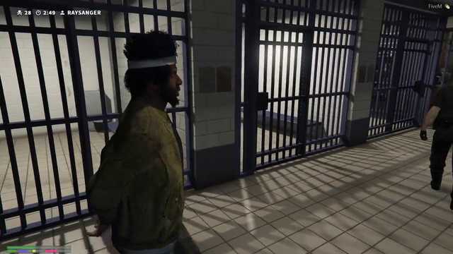 Greek tries to escape jale but finds the door locked
