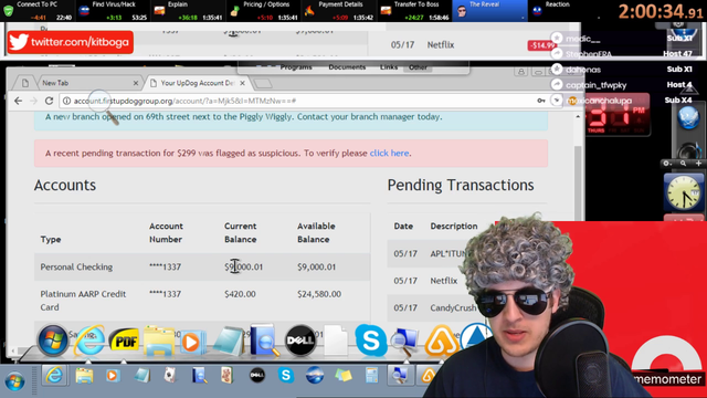 Scammer "Adds" Money to Kitboga's Updog Banking Account