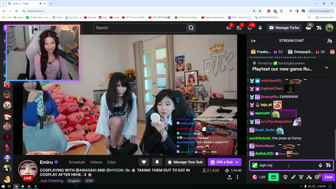 Emi tries to say Hi to Poki