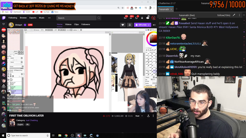 Hasan doesn't get away with it