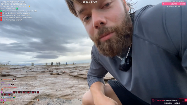 Free Shower In Iceland