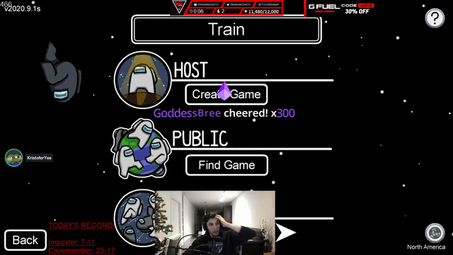 wholesome train moment after among us