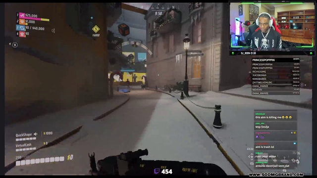 Souljaboy shows off his insane aim