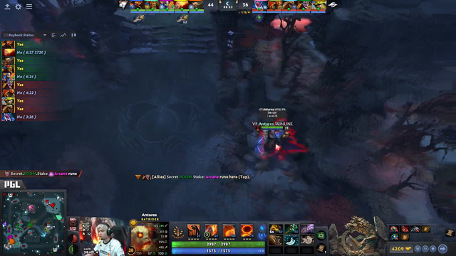 Insane attempt at ending a 90 minute pro Dota game