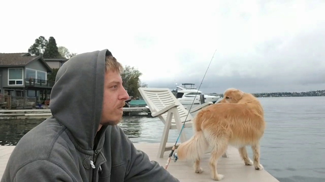 Worst fisherman in the US finally gets a bite and loses his rod