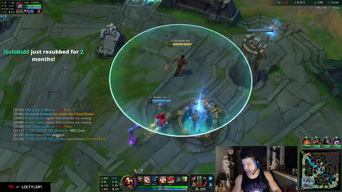 Tyler on fellow league player TFBlade constantly smurfing