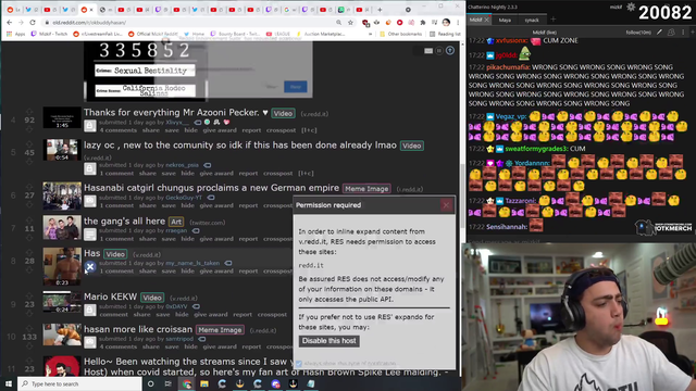 Mizkif takes copying Hasan's content a step further and reacts to OKBUDDY