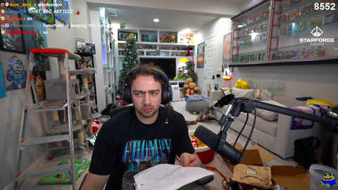 Mizkif finds something out about his shampoo