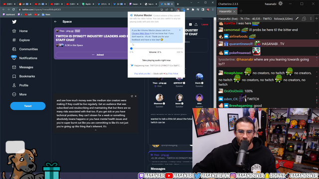 Twitch won’t survive for longer than 5 years with this attitude.