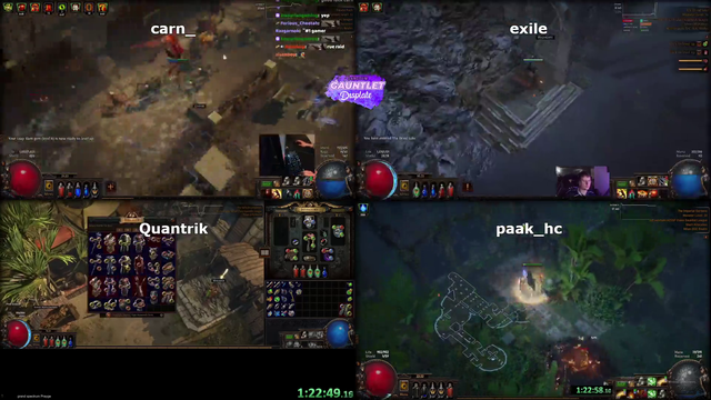 Tournament caster takes the risky bet