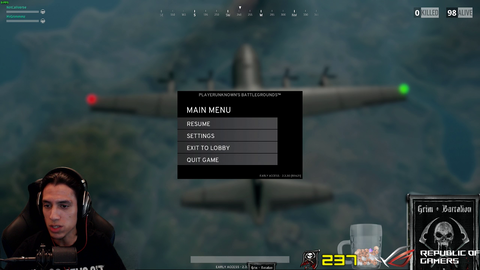 Grimmmz accidentally shows cheatbot