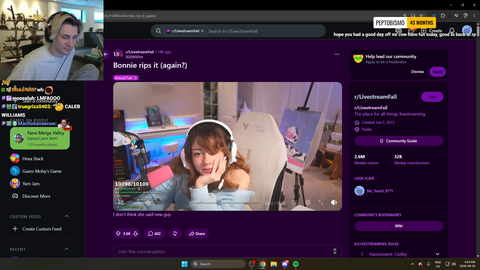 xQc slows it down after putting on his Debunker™ hat and confirms Bonnie said it "I can't debunk it, I think it's just true..I will give benefit of the doubt, and slow it down just to make sure chat”