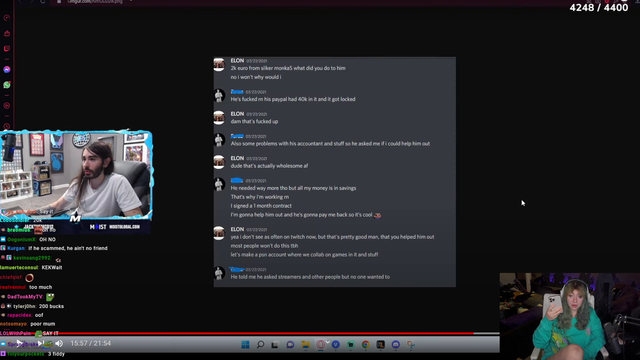 Justaminx, talking with her mom, breaks down from Sliker's betrayal of trust