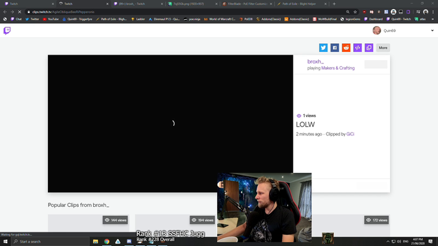 quin sent broxh his old IRL stream backpack