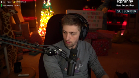 Soda checking in on XQC