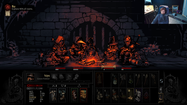 Soda has an interesting map in his Darkest Dungeon run
