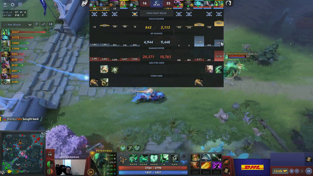 Team Liquid having a bit of fun in pro Dota 2 match