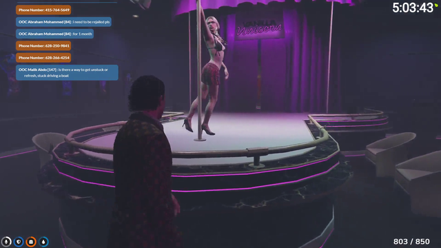 Dice guy in the strip club