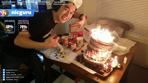 Streamer Makes Dangerous 13 Layer Cake for his 13 Subscribers