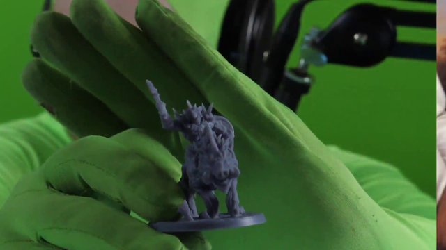 Wubby shows off his cool figurine