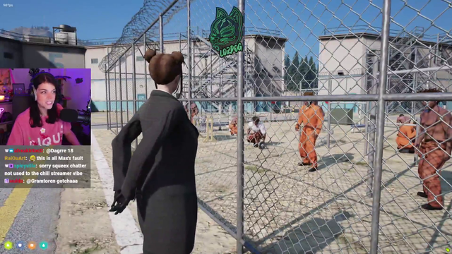 Lilith talks to some local prisoners