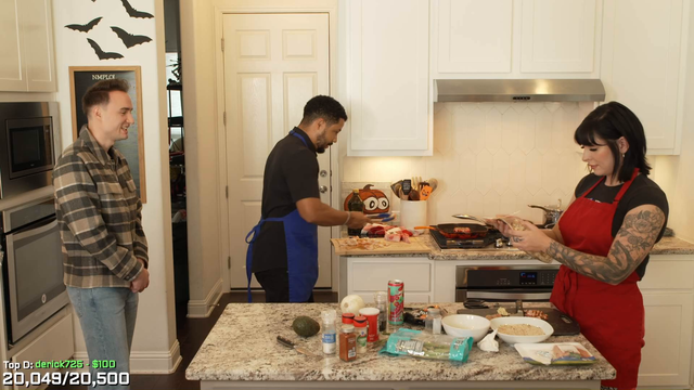Nick almost set his kitchen on fire