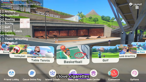 Chiblee takes a smoke break