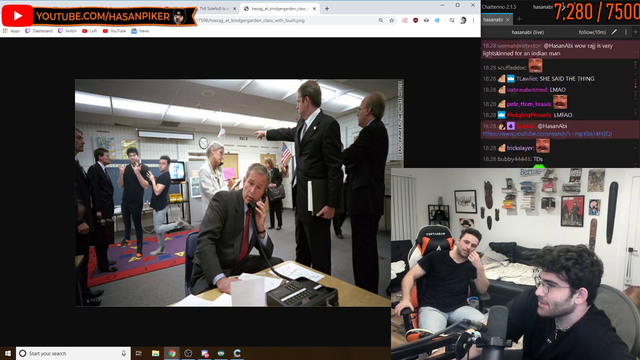 Hasan Checks Out Some Pictures